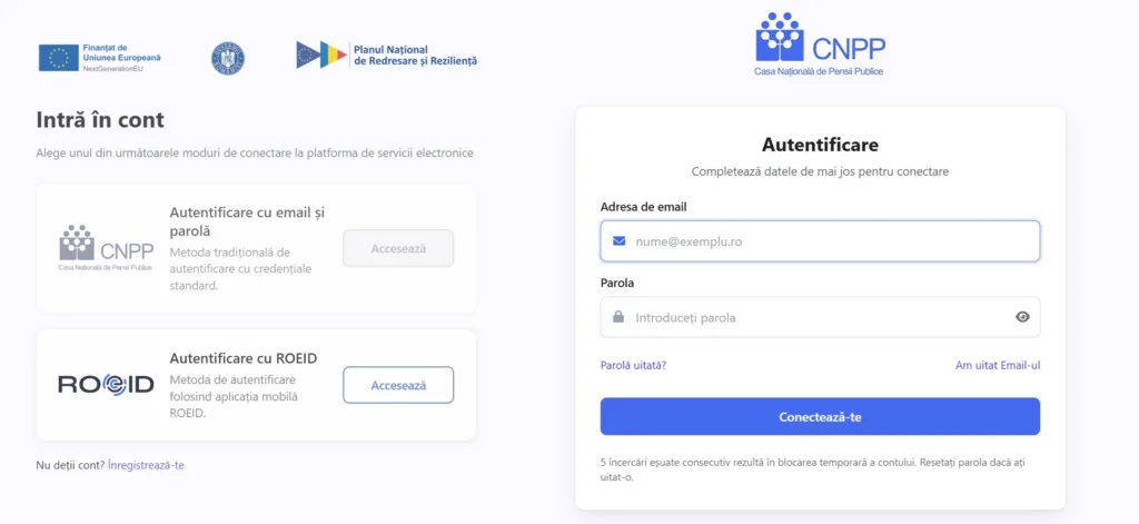 pagina acces